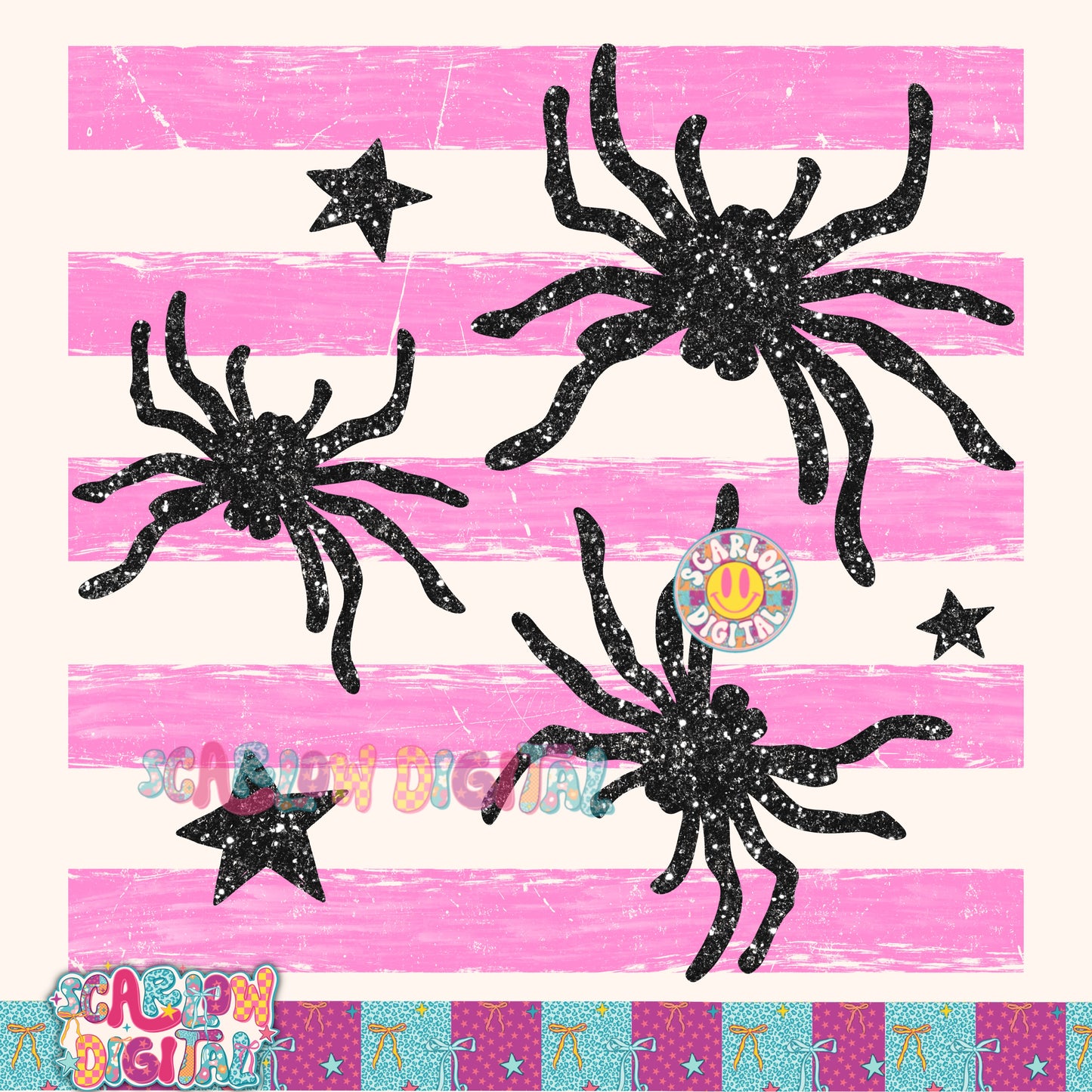Spiders PNG Digital Design