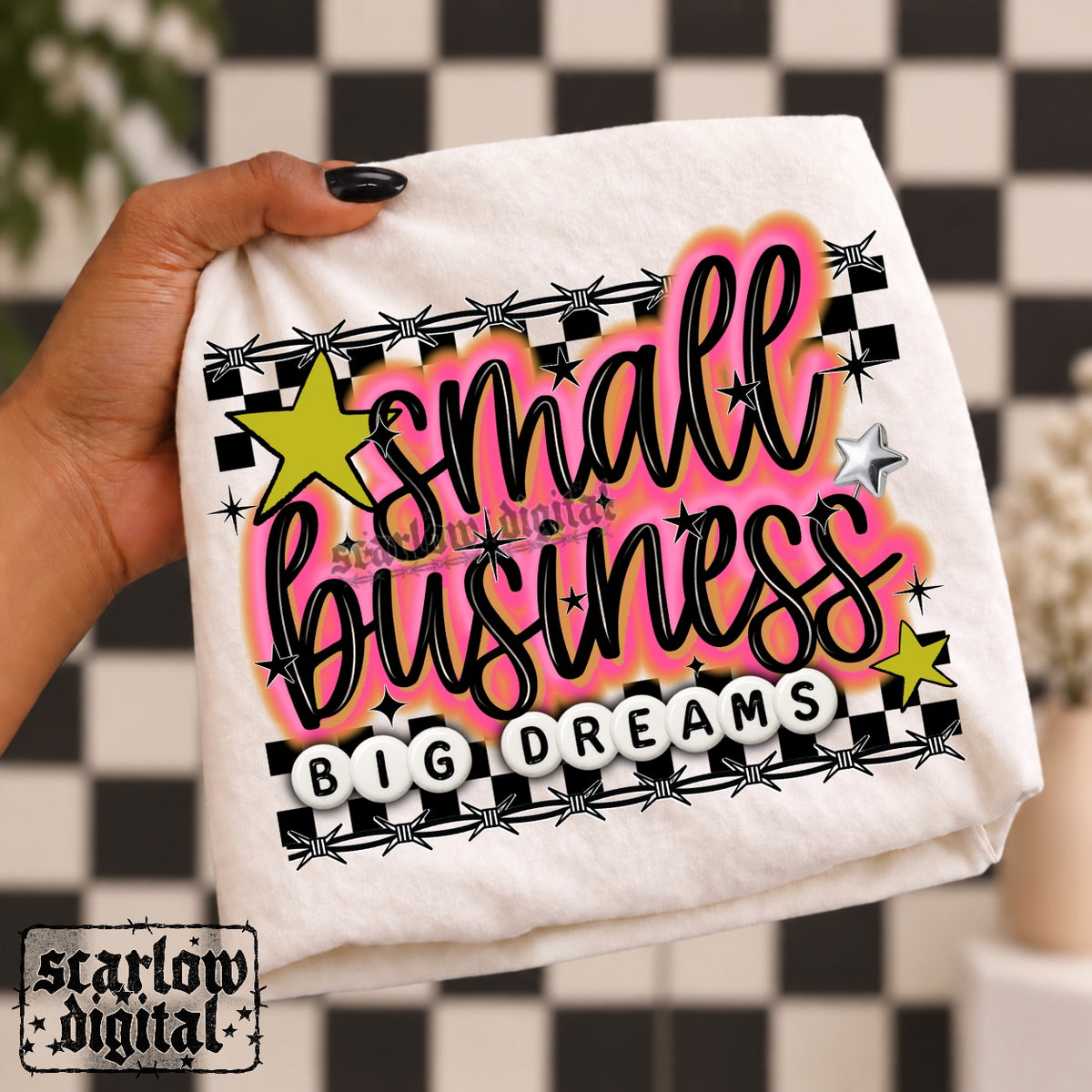 Small Business Big Dreams PNG Digital Design