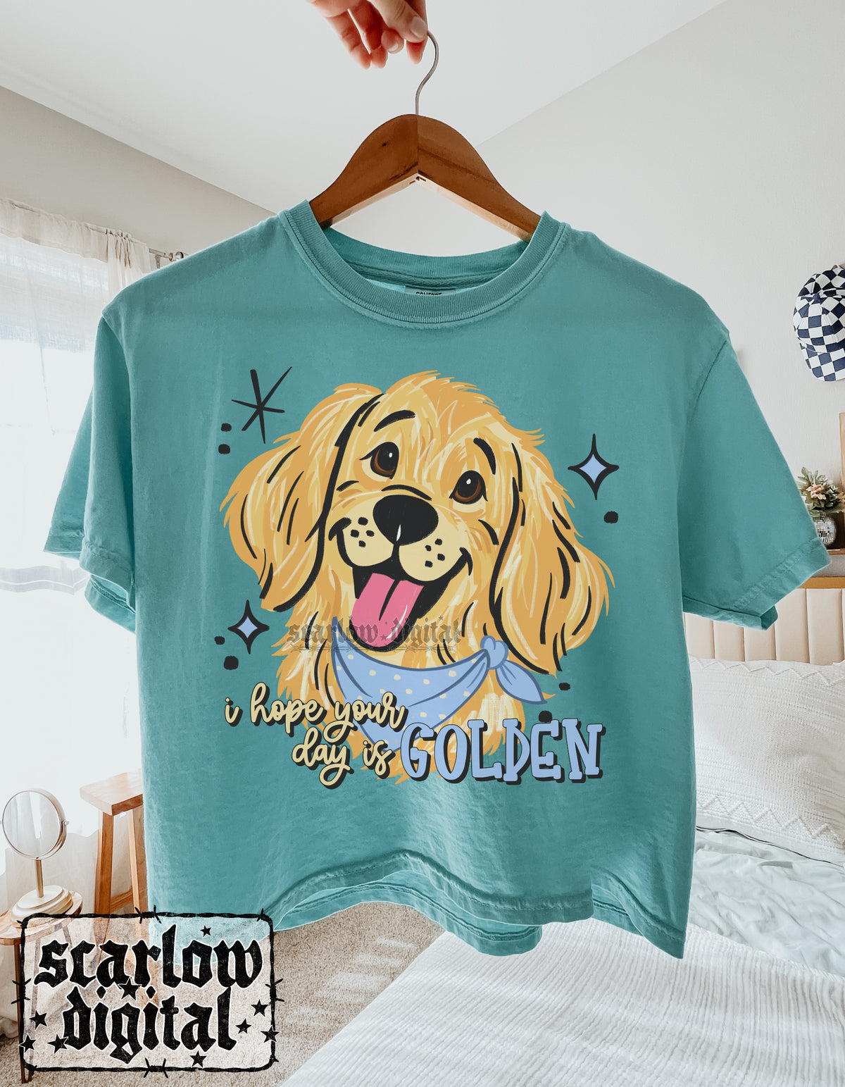 I Hope Your Day is Golden PNG Digital Design