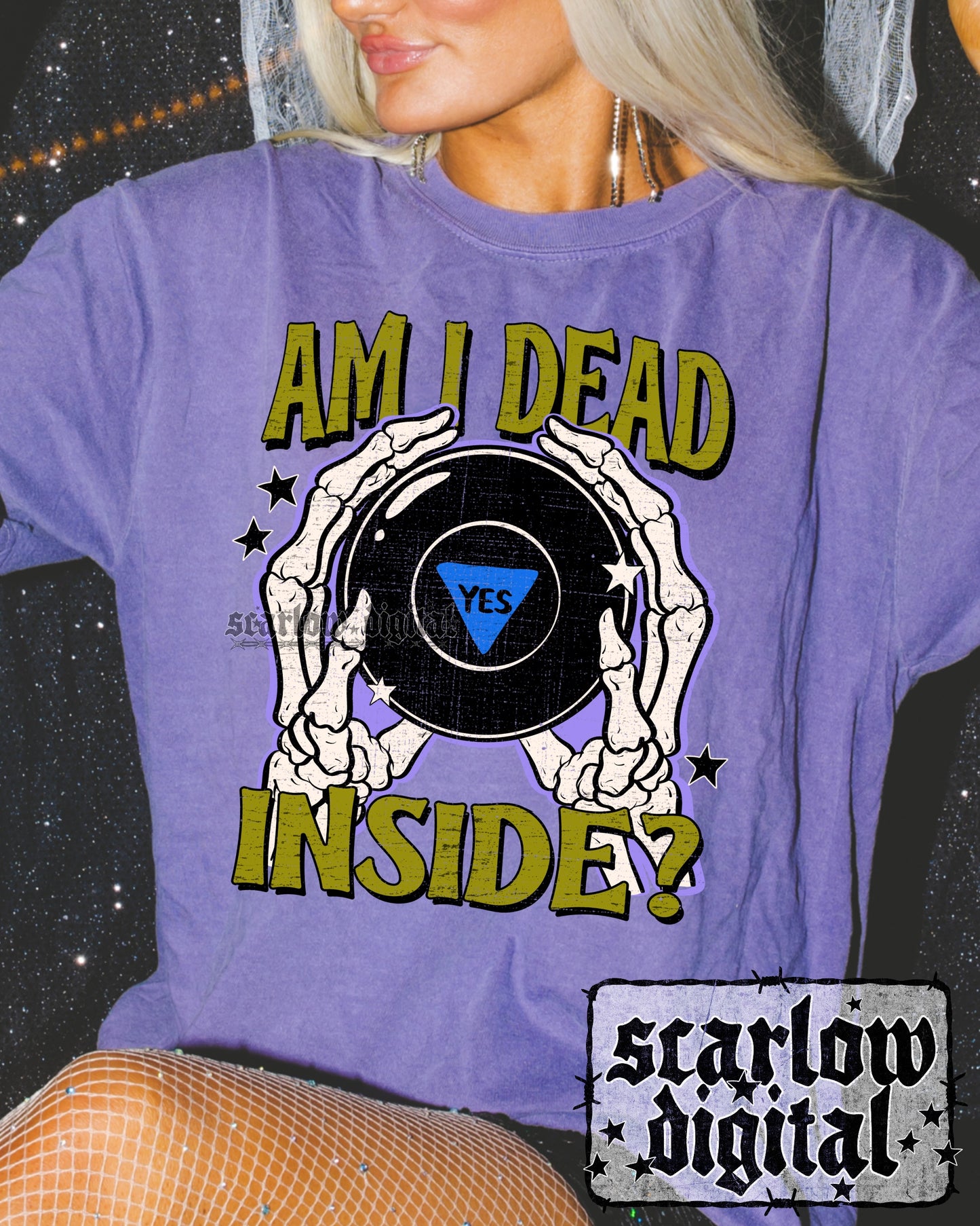 Am I Dead Inside? PNG Digital Design