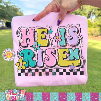 He is Risen PNG Digital Design