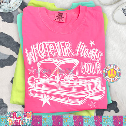 Whatever Floats Your Boat PNG Digital Design