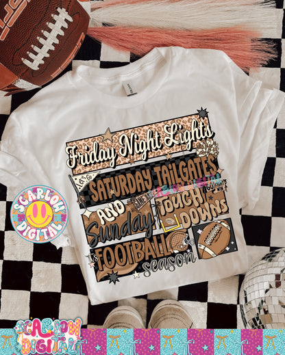 It's Football Season PNG Digital Design