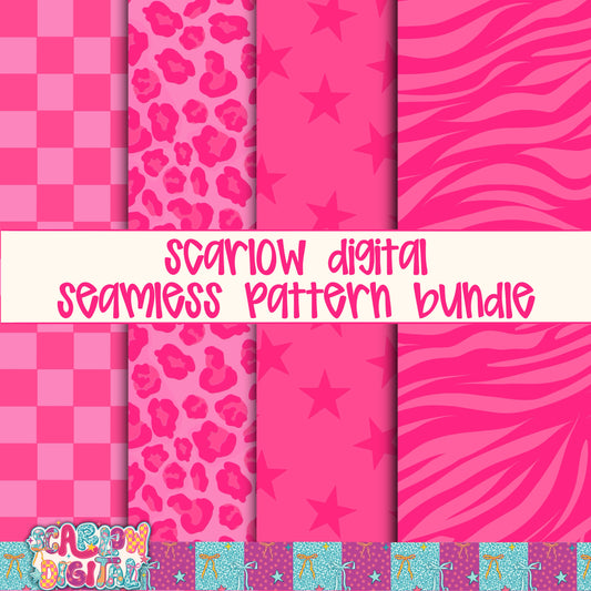 Pink Seamless Bundle Digital Design