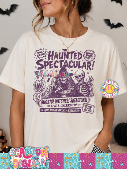 Haunted Spectacular PNG Digital Design