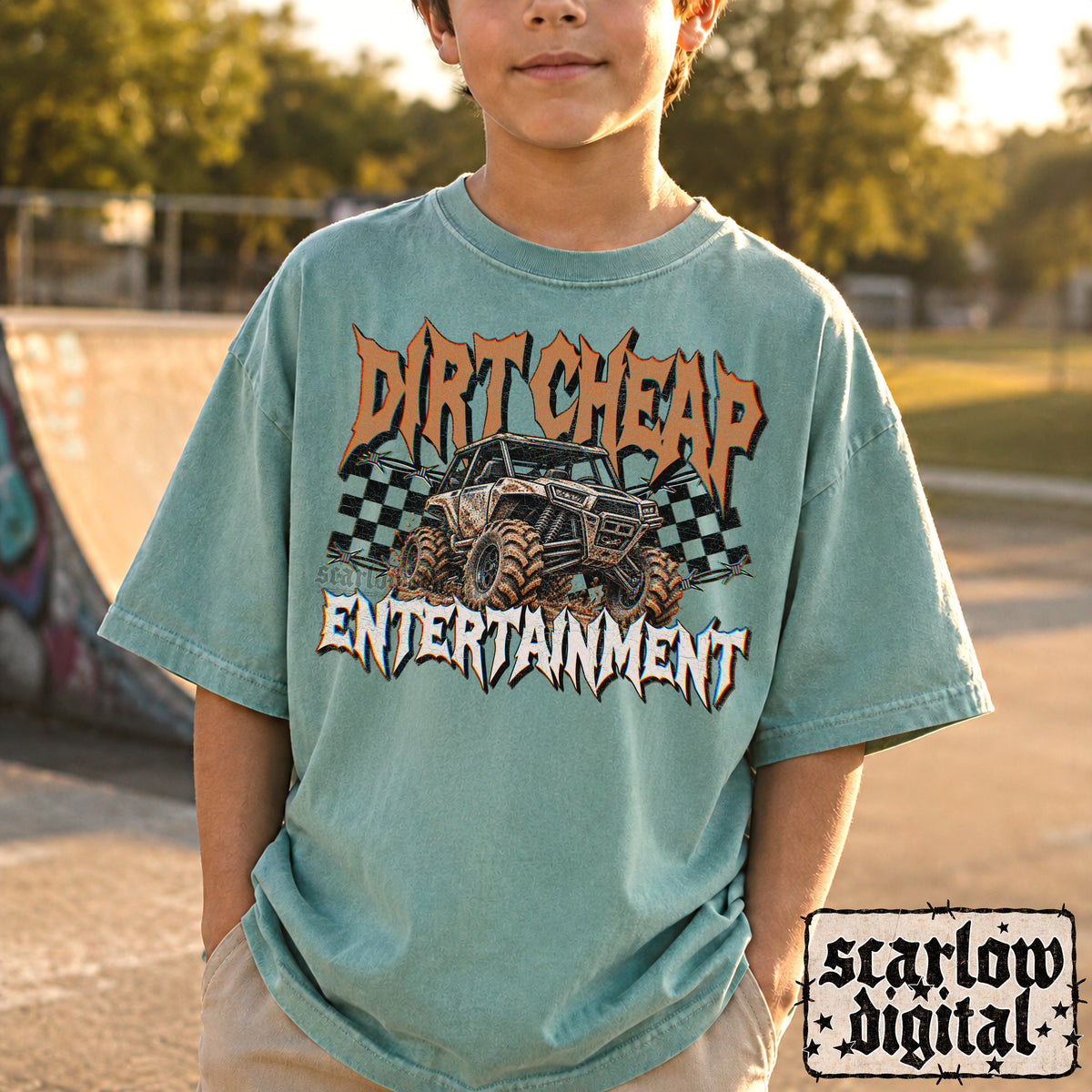 Dirt Cheap Entertainment PNG Digital Design