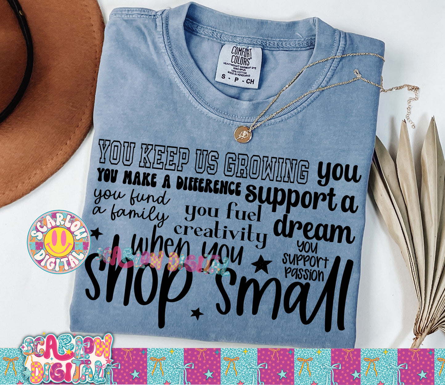 When You Shop Small PNG Digital Design