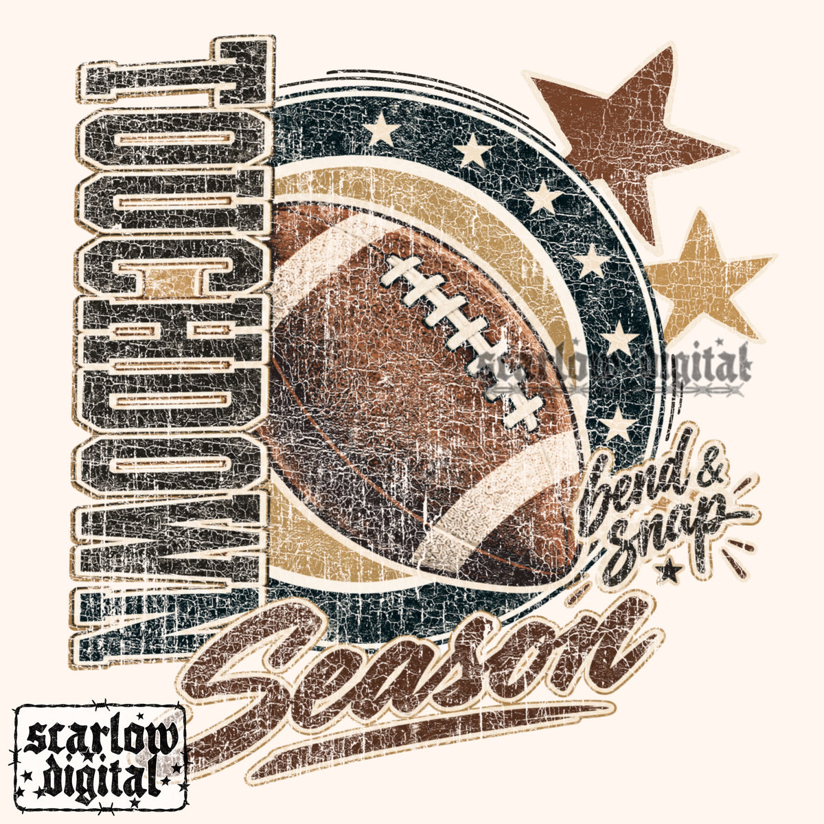 Touchdown Season PNG Digital Design