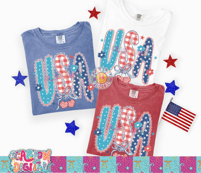 Coquette USA PNG Digital Design