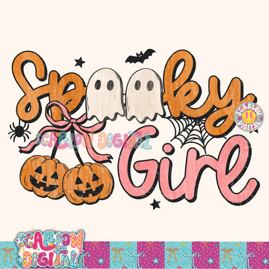NEW NEW NEW! Spooky Girl PNG Digital Design