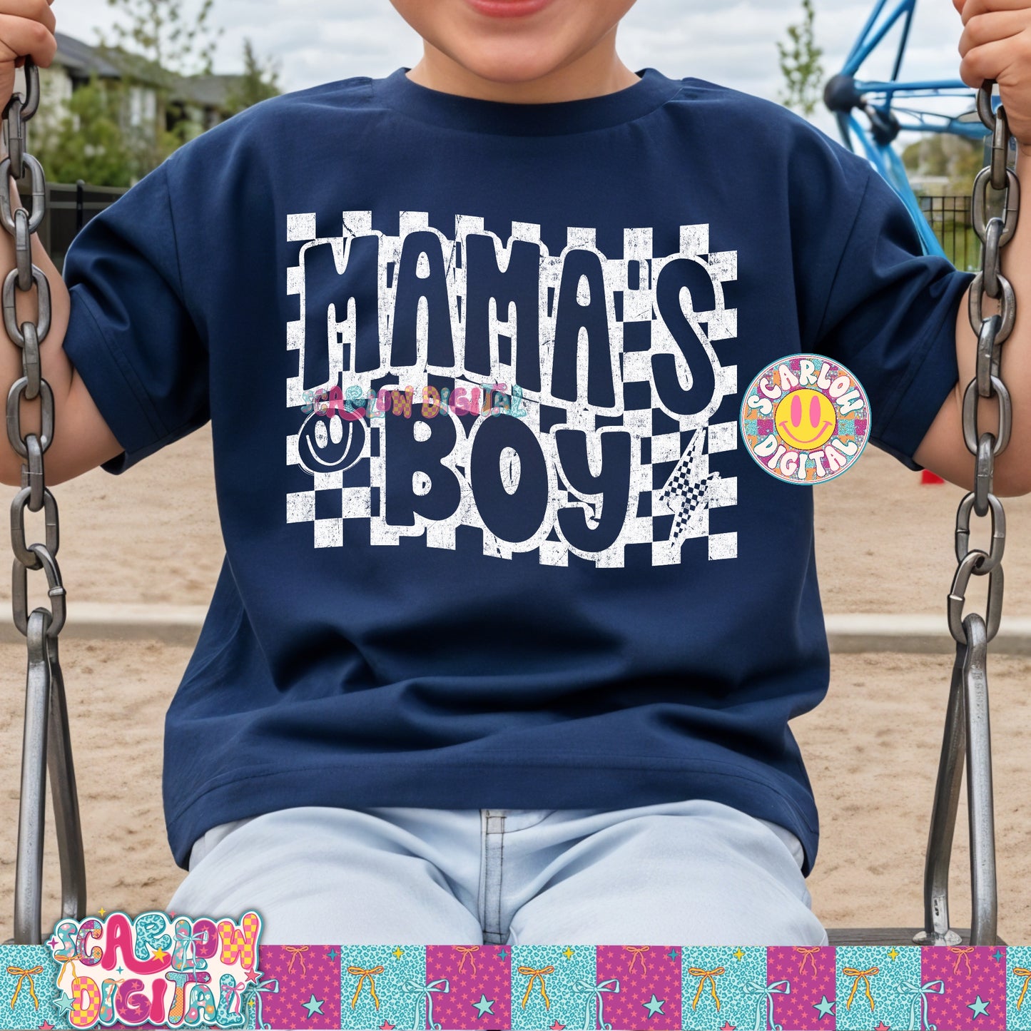 Mama's Boy PNG Digital Design