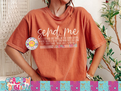 Send Me PNG Digital Design