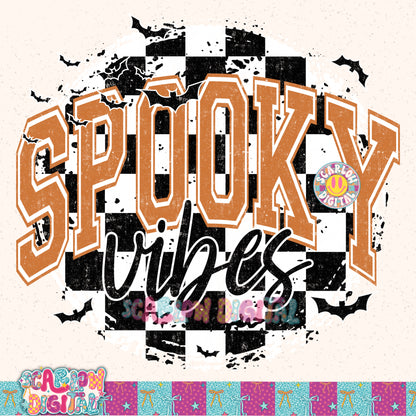 Spooky Vibes PNG Digital Design