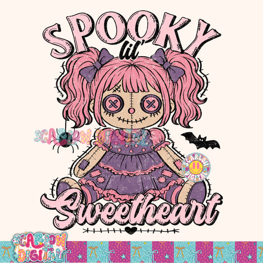 NEW NEW NEW! Spooky Sweetheart PNG Digital Design