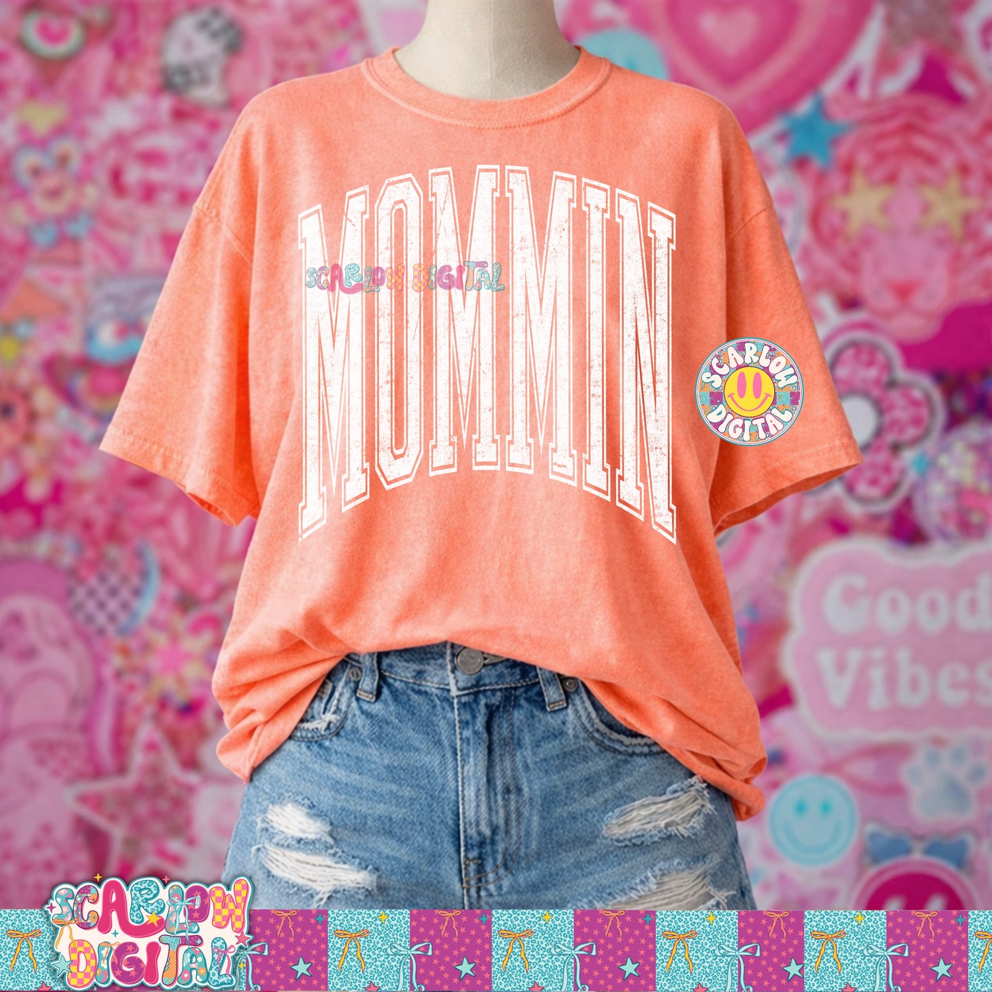 Mommin PNG Digital Design