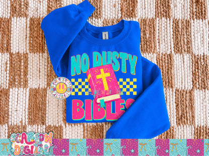 No Dusty Bibles PNG Digital Design