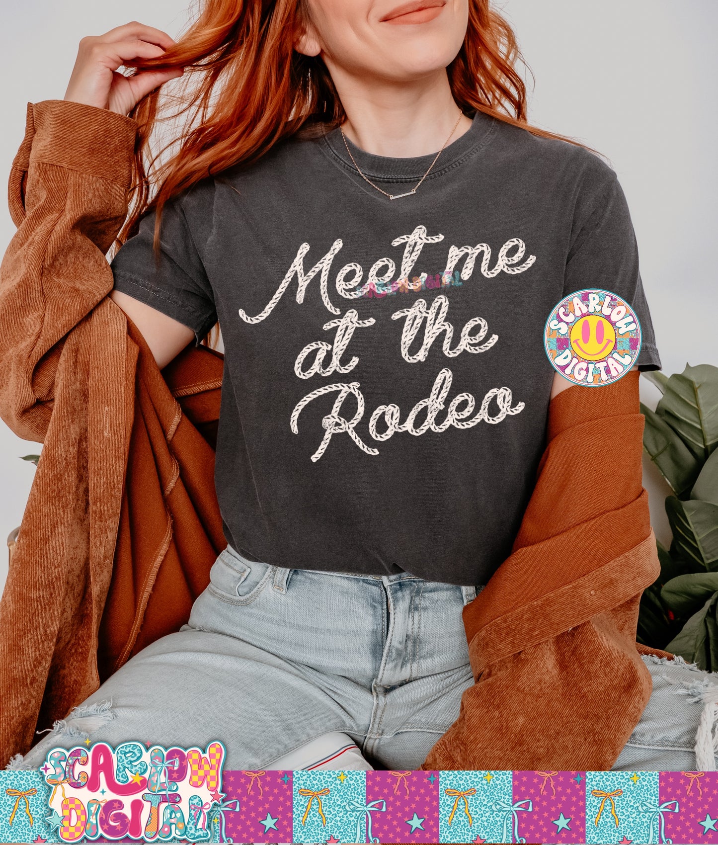 Meet Me at the Rodeo PNG Digital Design