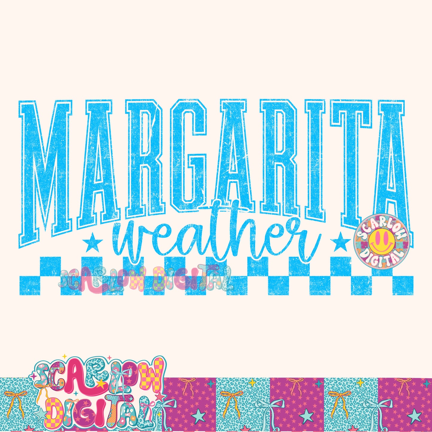 Margarita Weather PNG Digital Design
