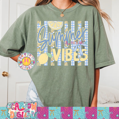 Summer Vibes PNG Digital Design