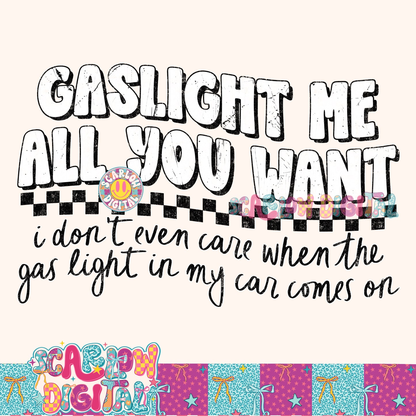 Gaslight Me PNG Digital Design