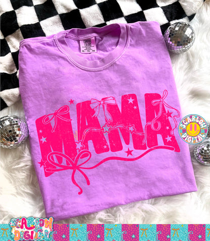 Mama Bows PNG Digital Design
