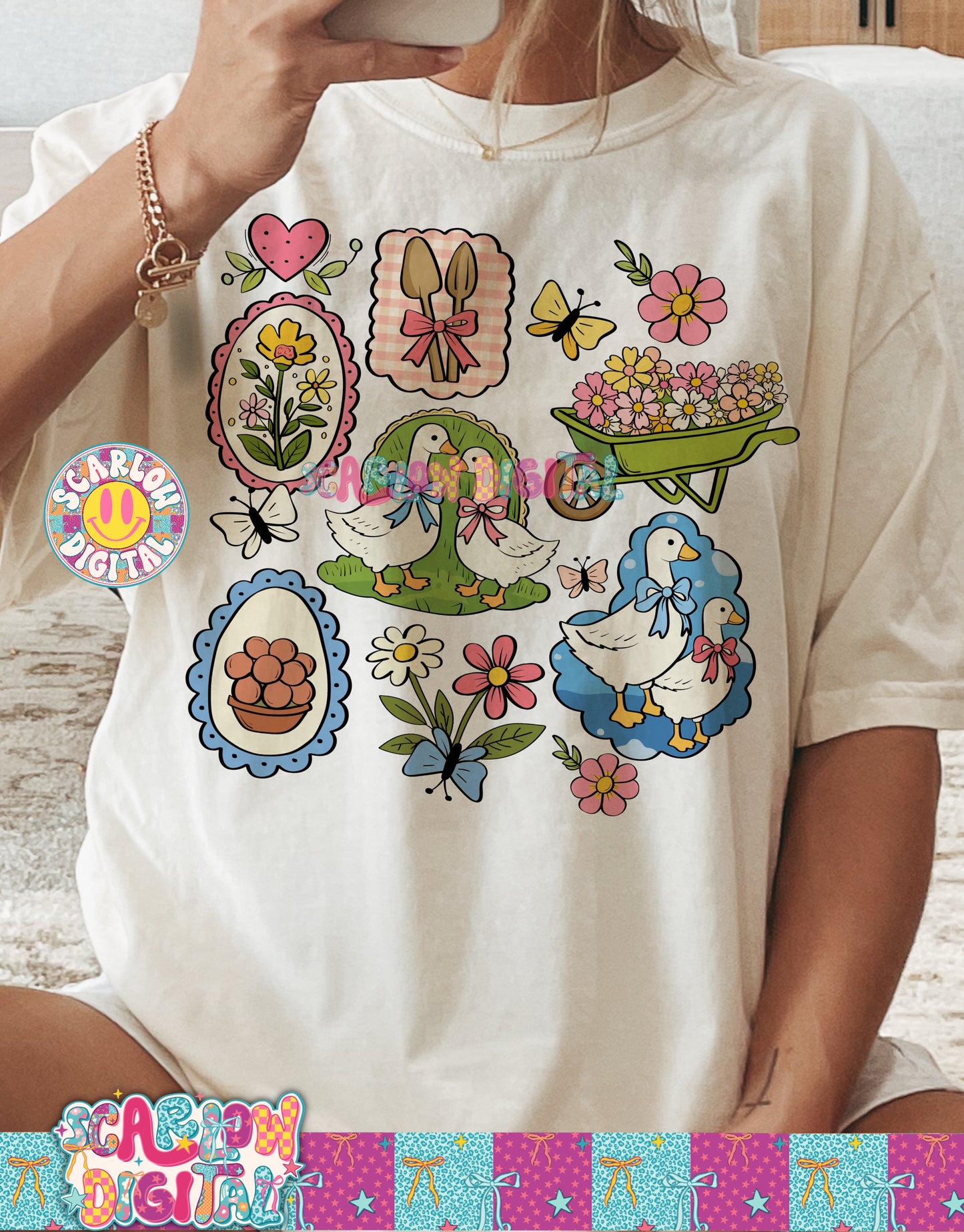 Spring Things PNG Digital Design