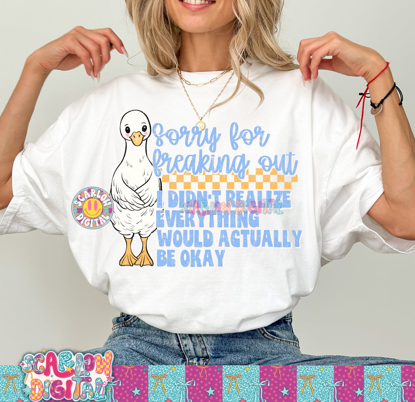 Sorry for Freaking Out I Didn't Realize Everything Would Be Okay PNG Digital Design