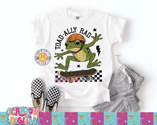 Toadally Rad PNG Digital Design