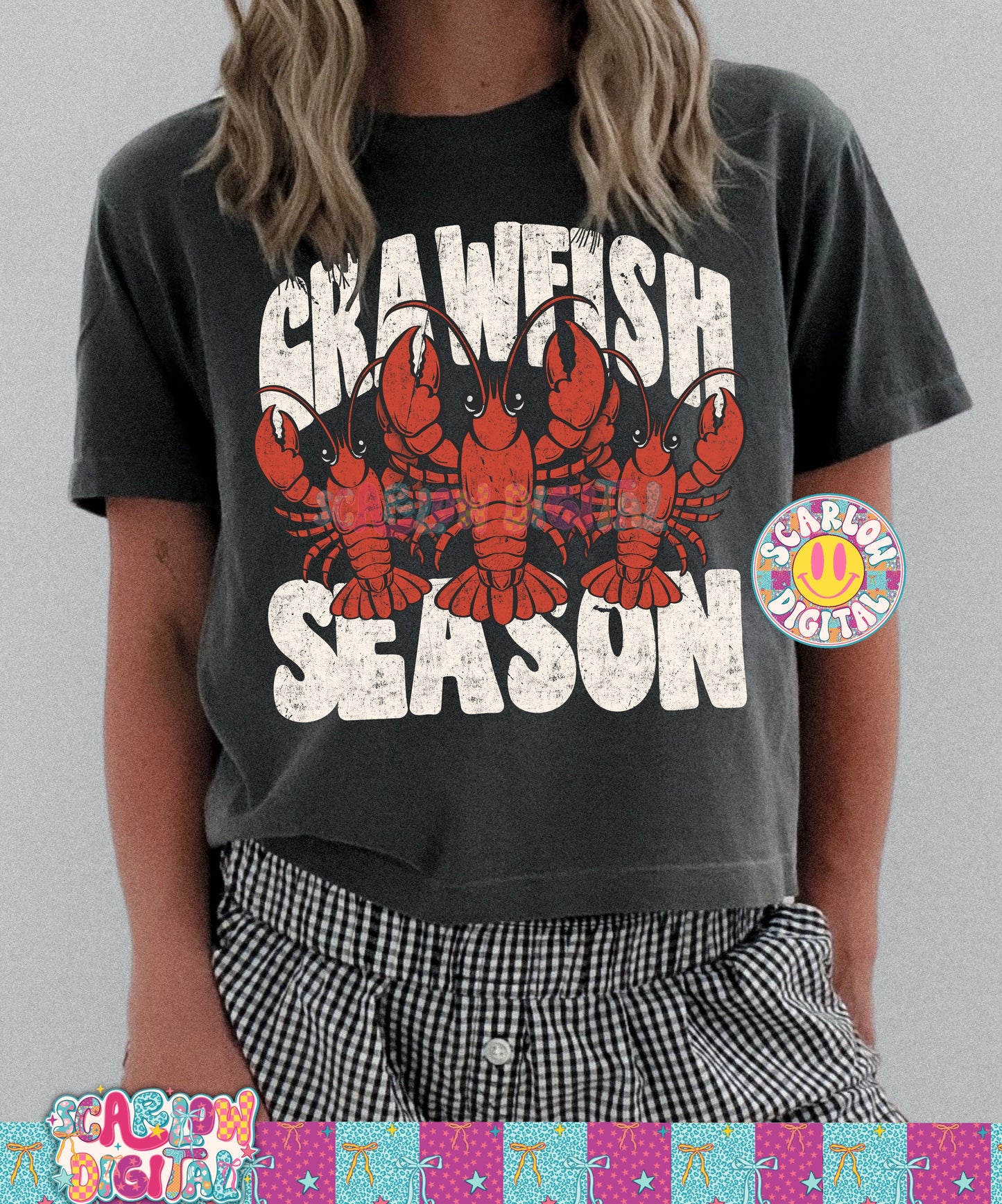 Crawfish Season PNG Digital Design