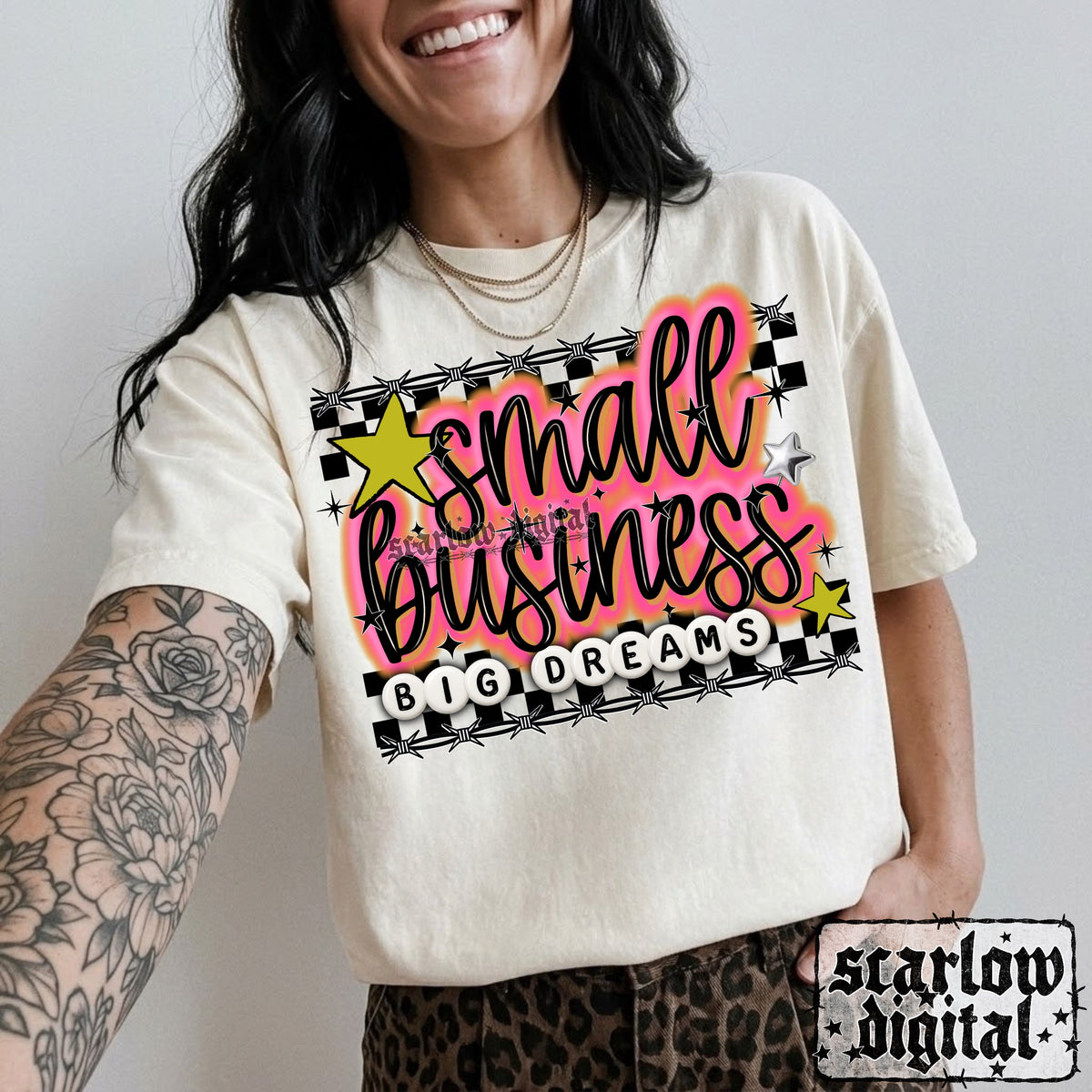 Small Business Big Dreams PNG Digital Design