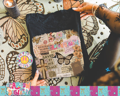 Christian Scrapbook PNG Digital Design