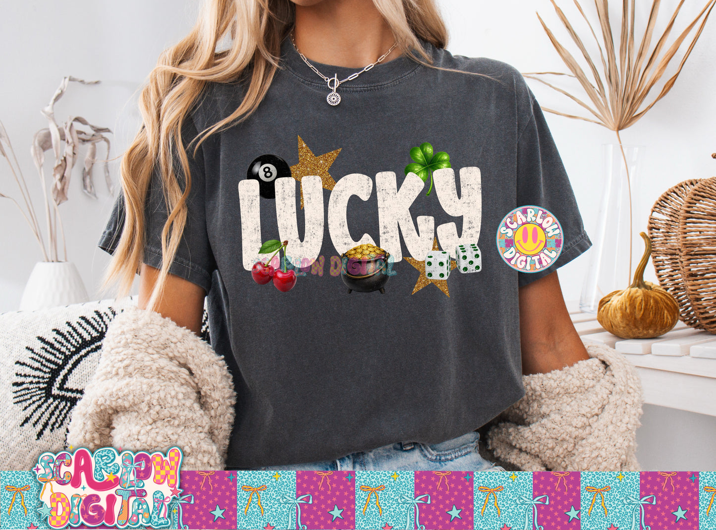 Lucky PNG Digital Design