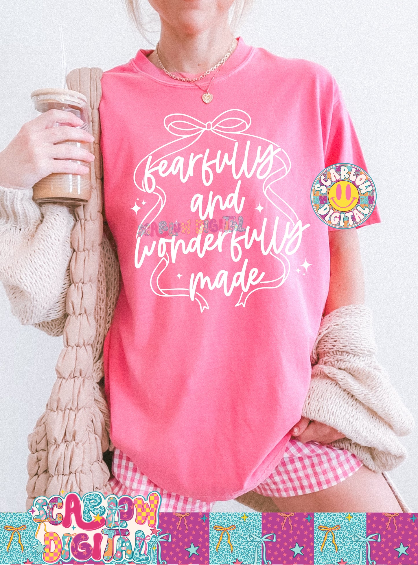 Fearfully and Wonderfully Made PNG Digital Design
