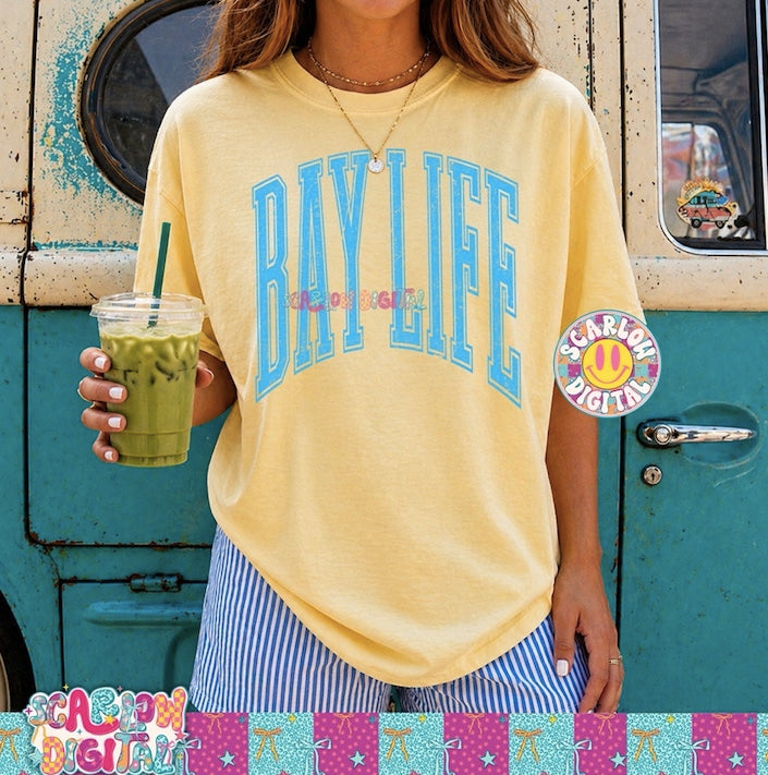 Bay Life PNG Digital Design