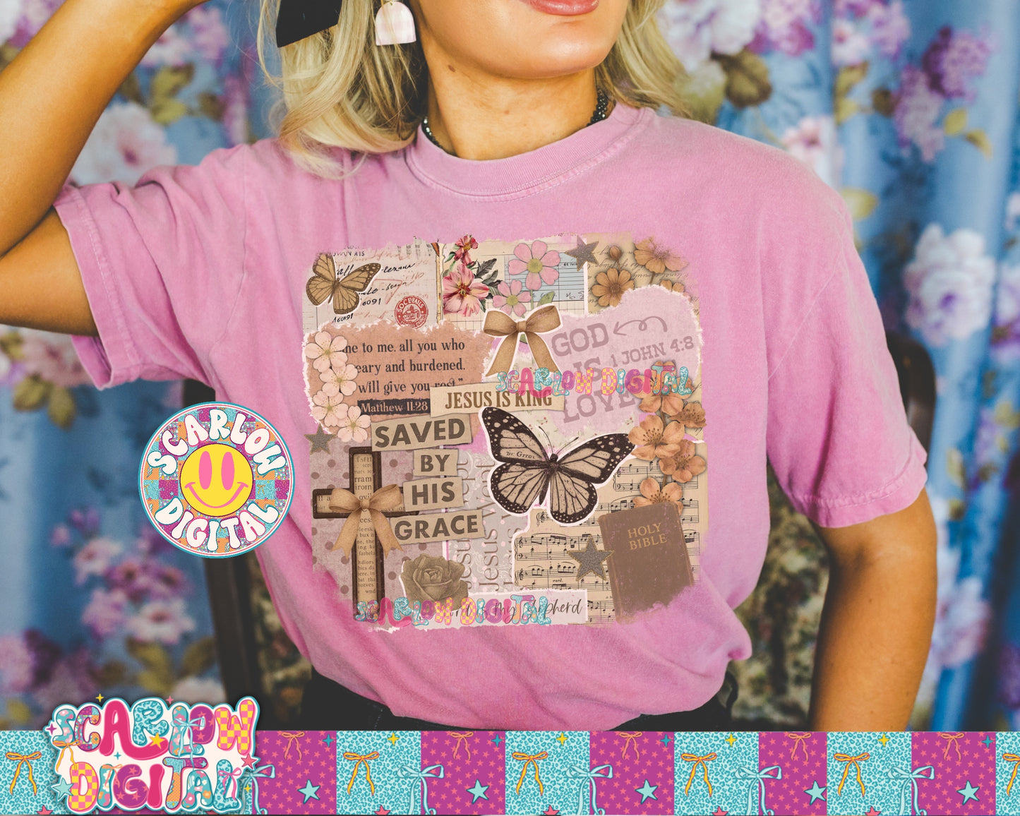 Christian Scrapbook PNG Digital Design