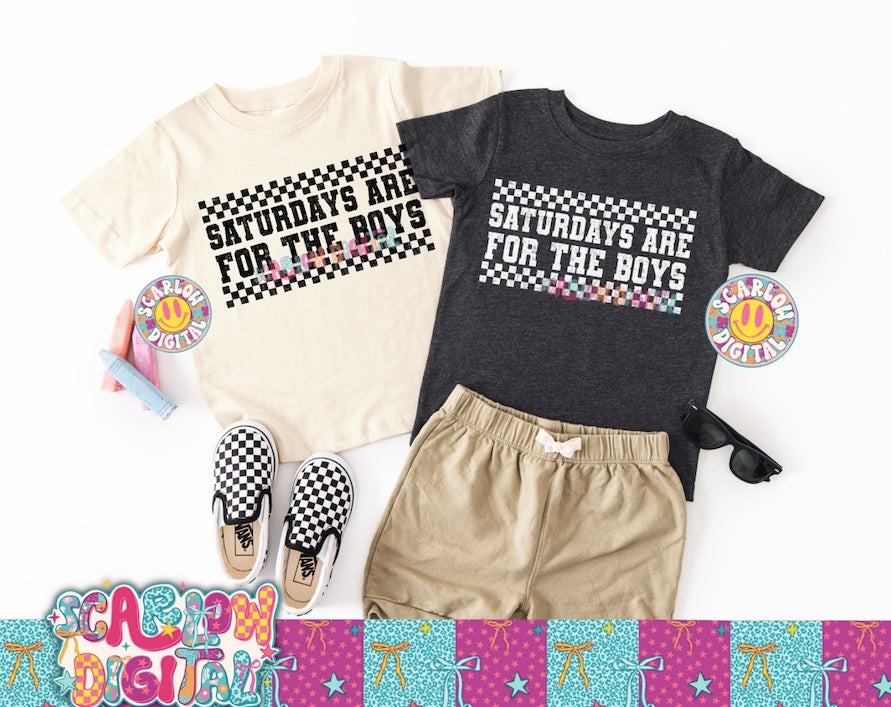 Saturdays Are For the Boys PNG Digital Design