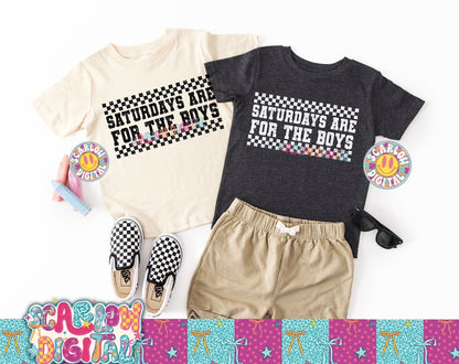 Saturdays Are For the Boys PNG Digital Design