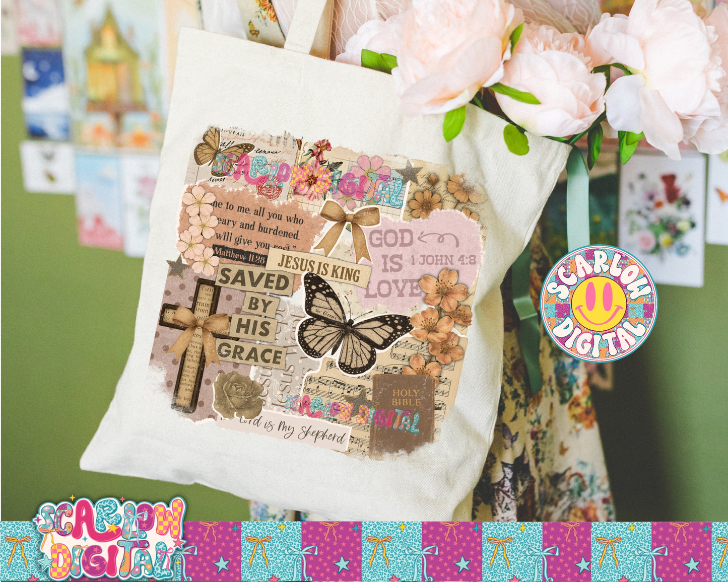 Christian Scrapbook PNG Digital Design