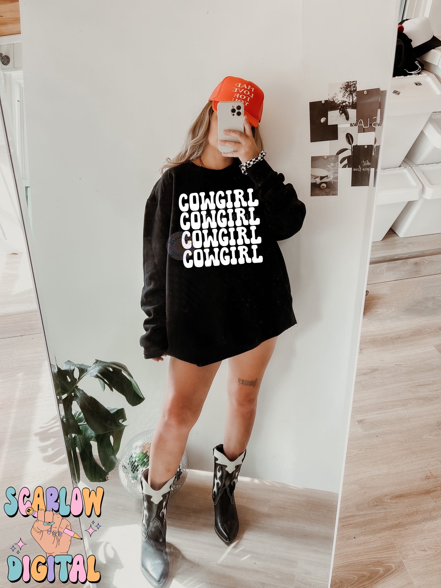 Cowgirl SVG-Western Cut File Digital Design Download-little girl svg, svg for girls, western girl svg, lil cowgirl svg, country girl svg