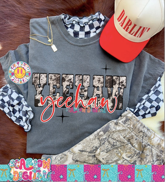 Yeehaw PNG Digital Design