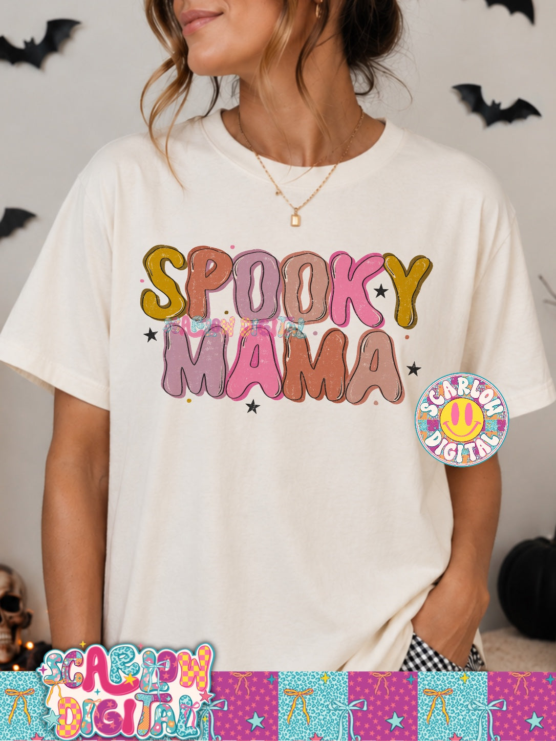 Spooky Mama PNG Digital Design