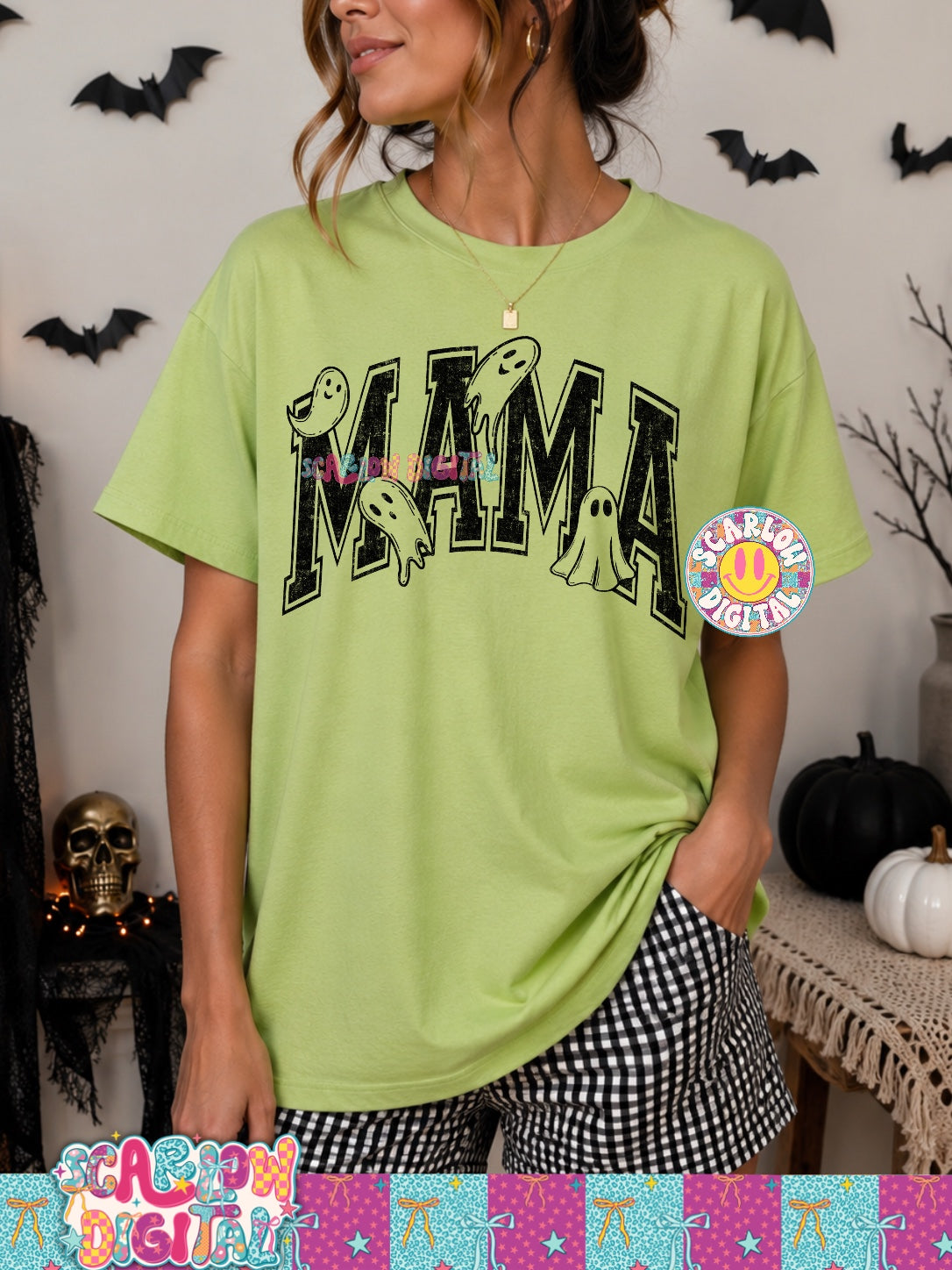 Mama Ghosts PNG Digital Design