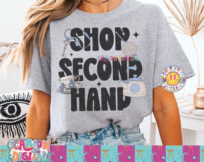 Shop Second Hand PNG Digital Design