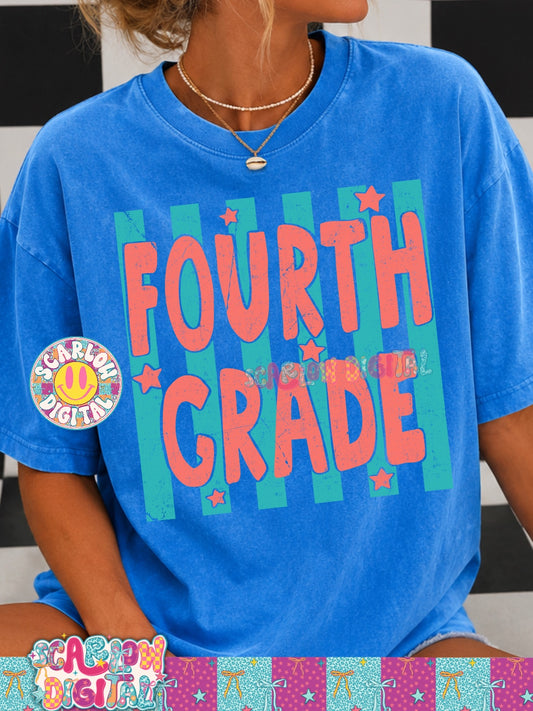 Fourth Grade PNG Digital Design Back to School