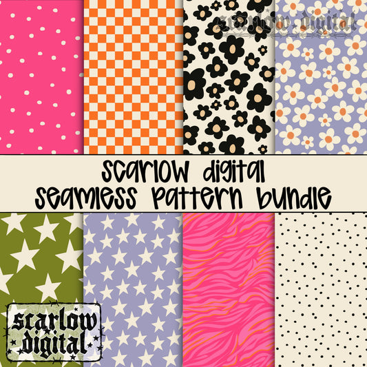 Preppy Seamless Bundle Digital Design