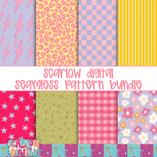 Colorful Seamless Bundle Digital Design