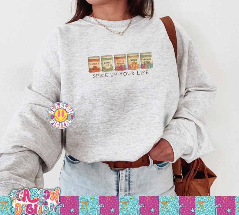 Spice Up Your Life PNG Digital Design