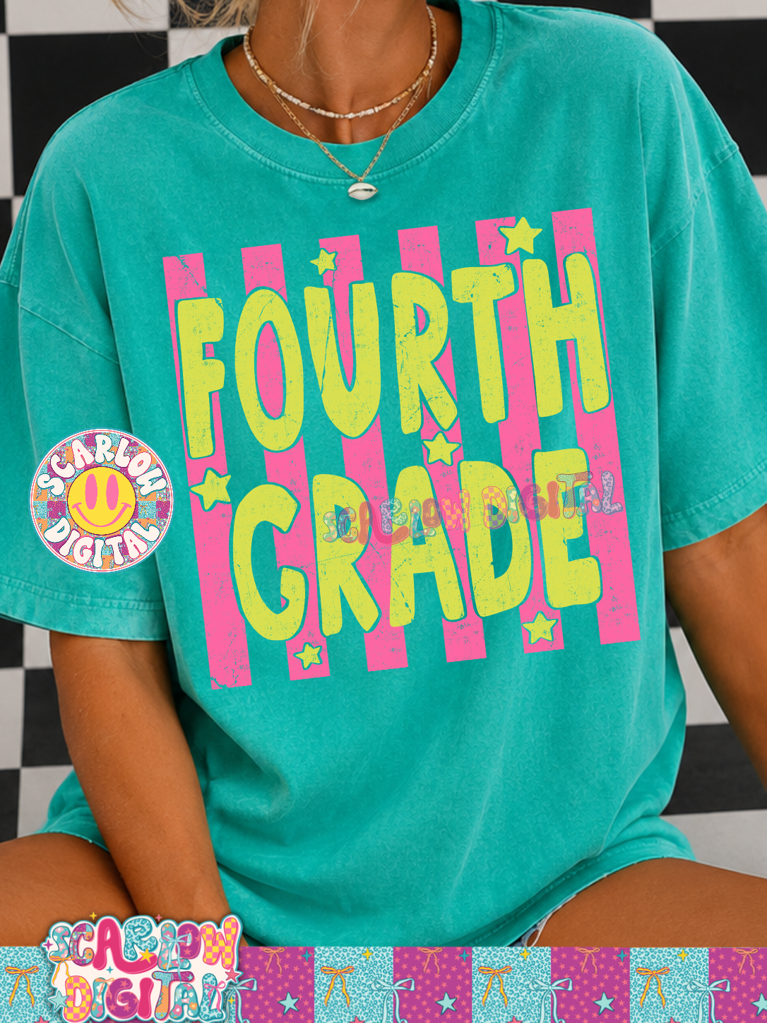 Fourth Grade PNG Digital Design Back to School