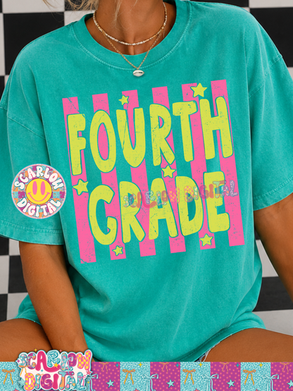 Fourth Grade PNG Digital Design Back to School