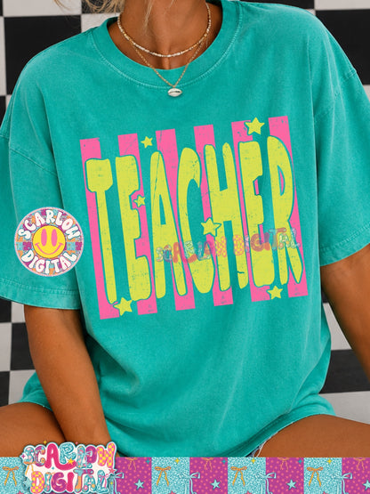 Teacher PNG Digital Design Back to School